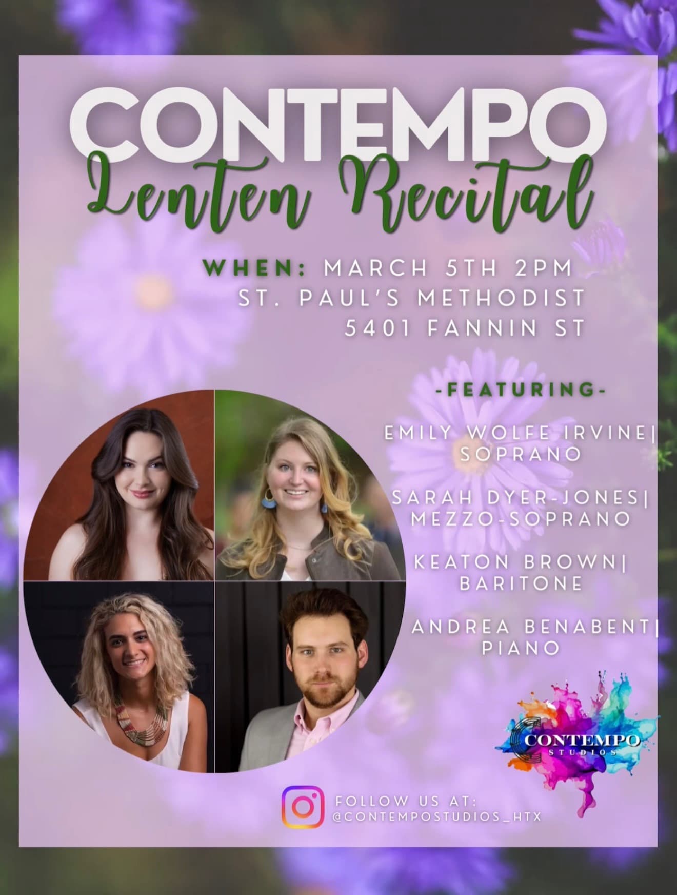 Lenten Recital at St. Paul's United Methodist