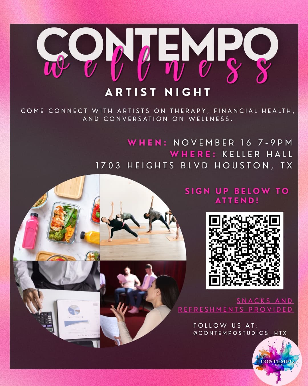 Artist Wellness Night performance