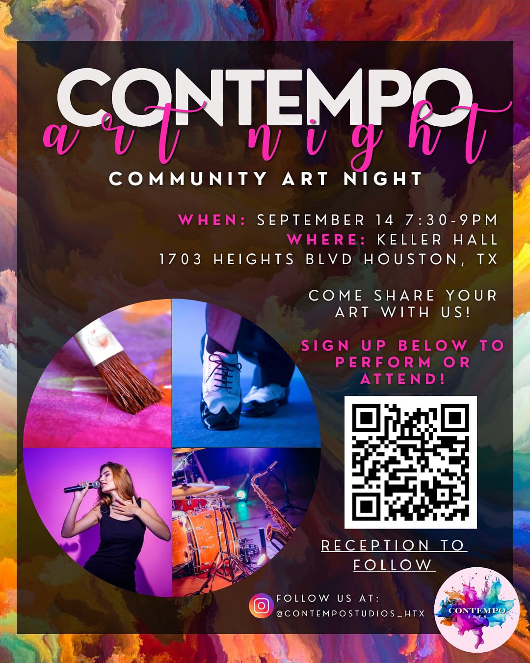 Community Art Night performance
